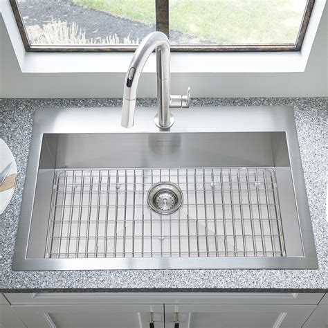 stainless steel sink for 33 cabinet|stainless undermount sink single 33.